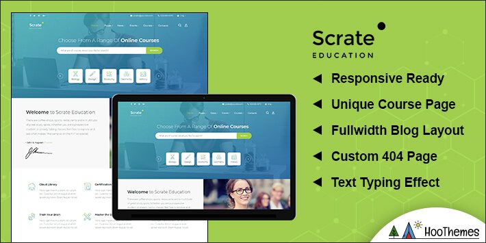 Scrate Online Course WordPress Theme